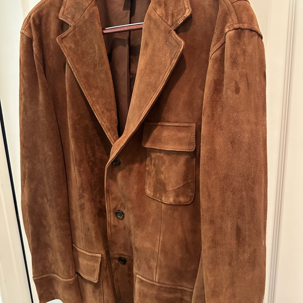 Vintage Brown Suede Jacket